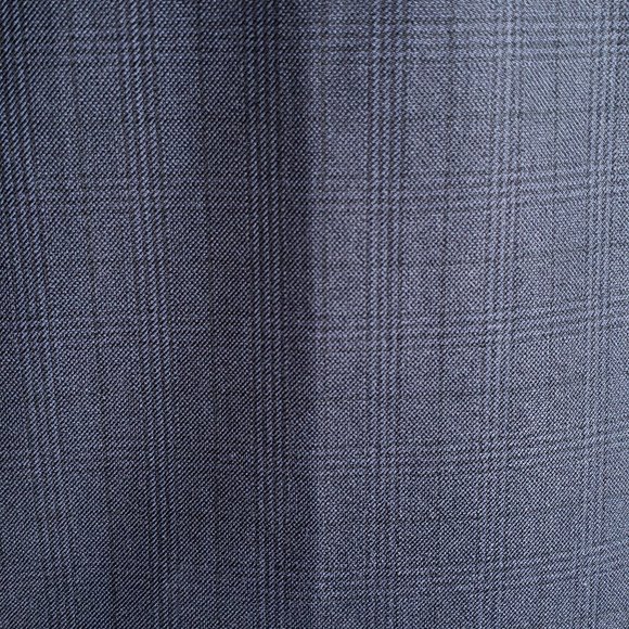 Banana Republic straight leg navy plaid pants - Picture 3 of 5